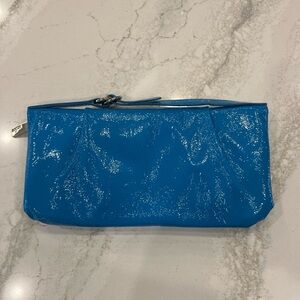 Bright Blue Hobo Clutch/Zippered Wallet